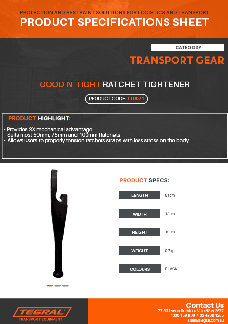 Good-n-tight Ratchet Tightener(TT0071)
